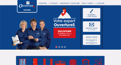 Desktop Screenshot of decoferm-ouvertures.com